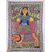 Buy Madhubani Goddess Durga Ethnic Handmade Mithila Painting