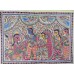 Buy Madhubani Ram Hanuman Milap Ramayana Ethnic Handmade Mithila Painting